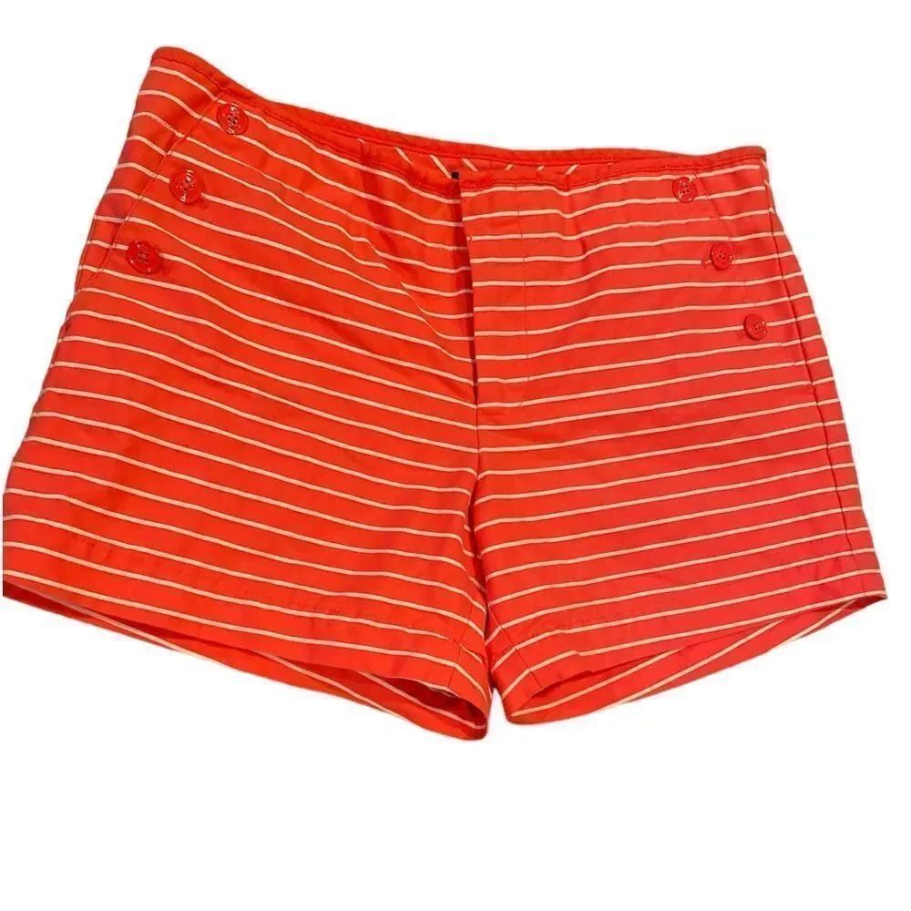 Tommy Hilfiger Pink & White Striped Shorts Size 10